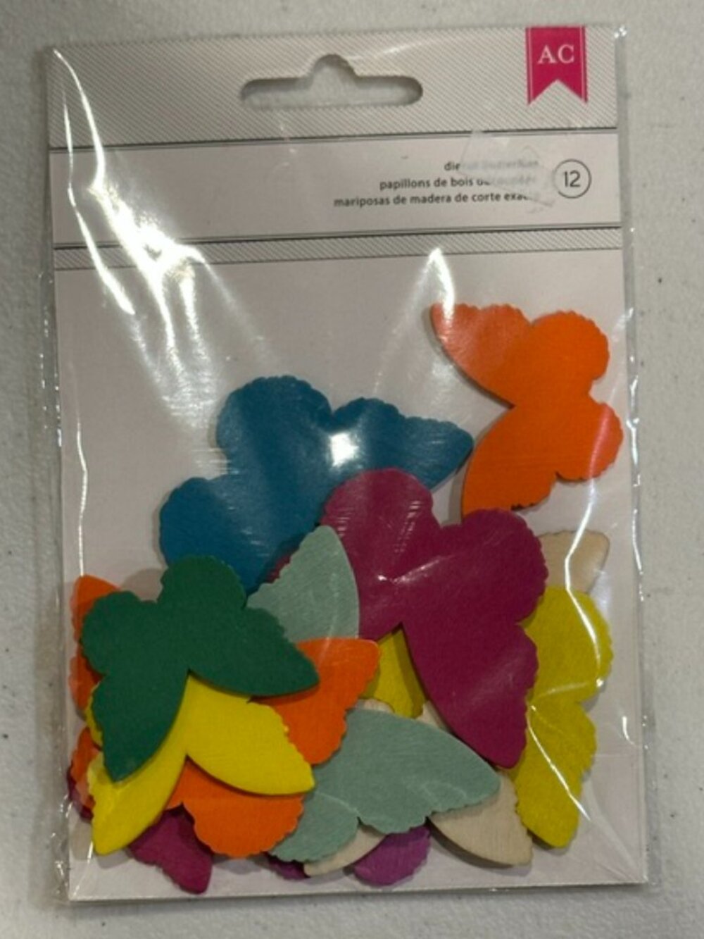 NEW American Crafts Die-Cut Butterflies-TWO (2) Packages